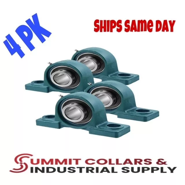 UCP204-12 Pillow Block Bearing 3/4" Bore 2 Bolt    FREE SHIPPING (4PK)