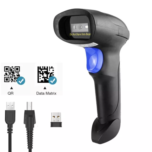 NETUM L8 Lecteur Code Barre / QR-CODE sans Fil 2.4G Douchette Scanner - NEUF