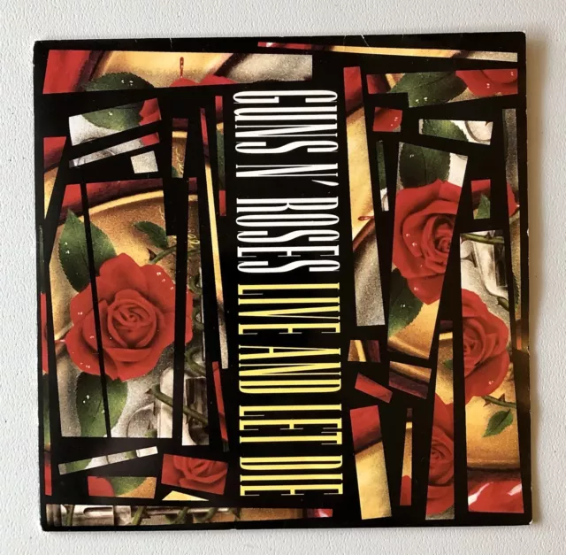 Guns N' Roses Live And Let Die 7" 45u/min 1991 Bildhülle solide Mitte EX/EX