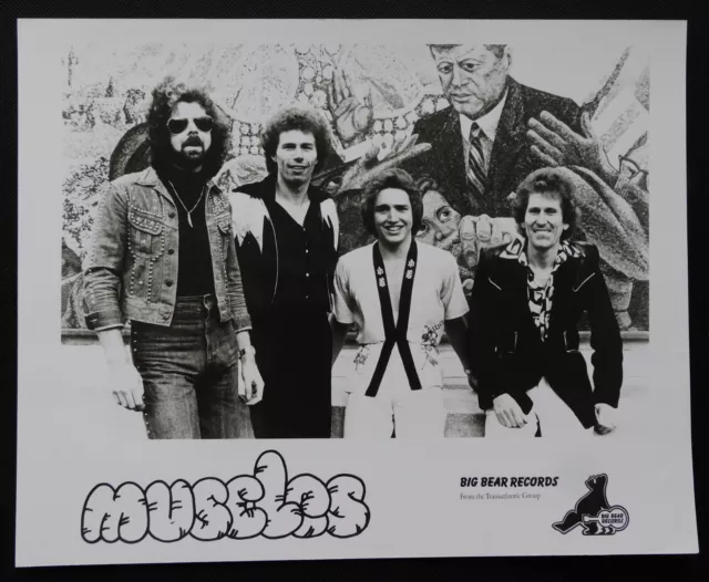 Muscles- Original 1975/76 Big Bear Records Press Photo 10 x 8" Soul Funk