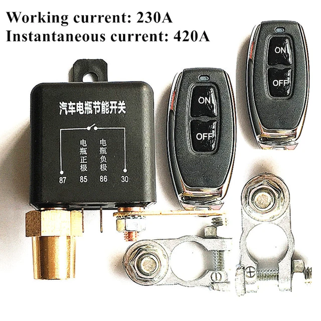 POSITIVE & NEGATIVE Universal 12V Car Battery Disconnect Switches