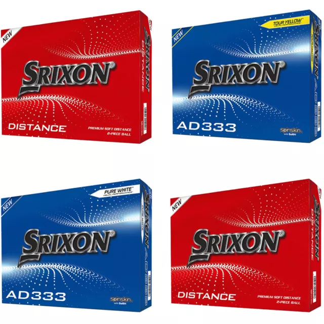 Srixon Golf Ball Dozen Pack 12 Golf Balls Ultra Soft 2023 AD333