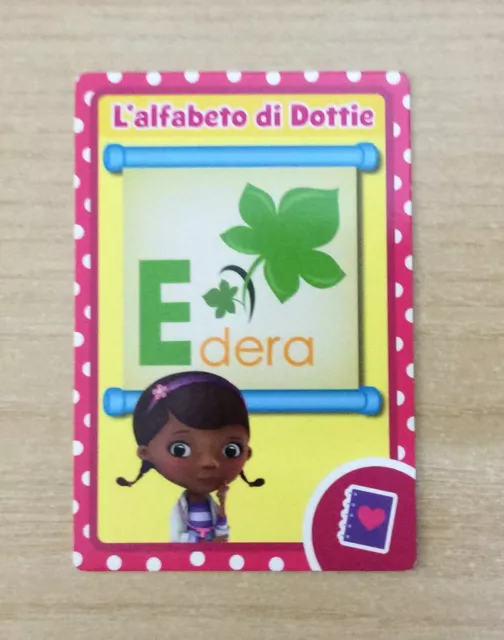 Card Disney - Dottoressa Peluche - Card Letterine - N.15 "E" Di Edera - New