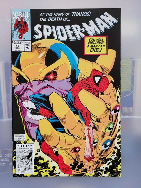 Spider-Man #17 Infinity Gauntlet Crossover Marvel Comics (1992) Thanos Nm 🕷️🔥