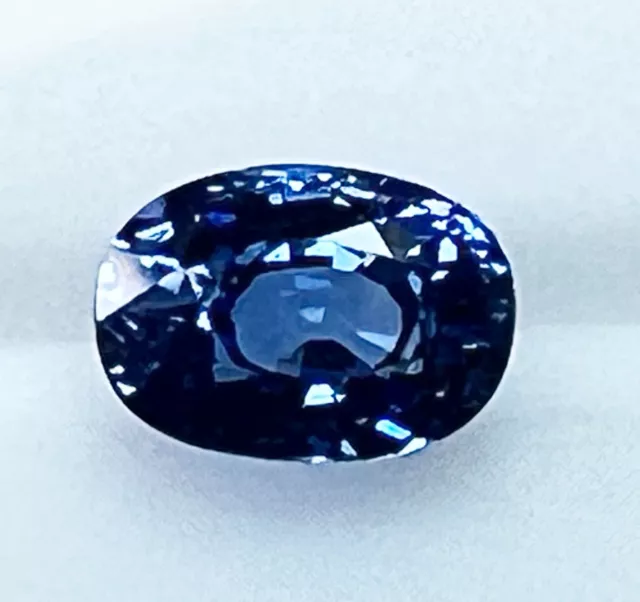 1.34ct!! ROYAL BLUE SAPPHIRE EXPERTLY FACETED IN GERMANY- NATURAL COLOUR+CERT