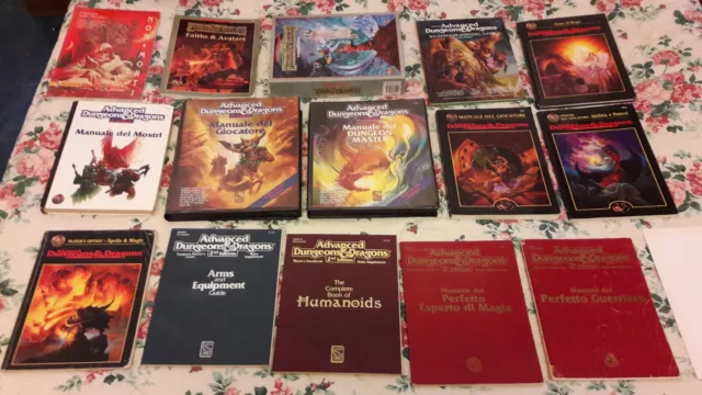 AD&D Advanced dungeon And Dragons Materiale ITA e ENG