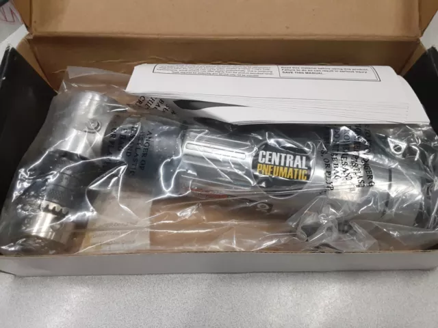 Taladro de ángulo de aire reversible neumático central 3/8" (67474)