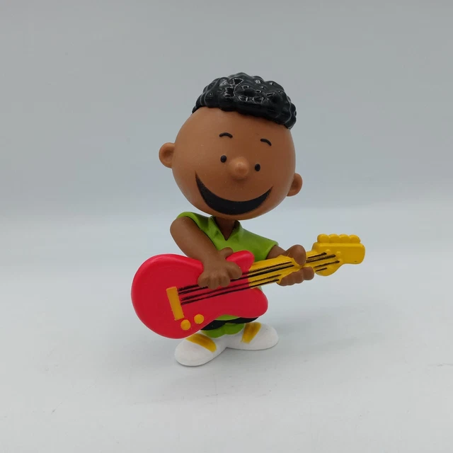 Peanuts Franklin Holding Guitar PVC Figure Cake Topper Just Play
