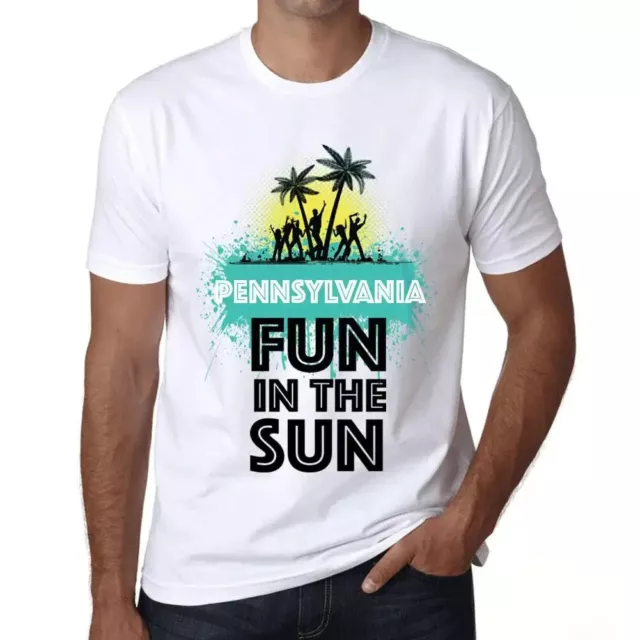 Men's Graphic T-Shirt Fun In The Sun In Pennsylvania Eco-Friendly Limited