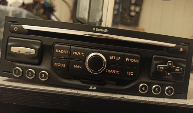 Autoradio MP3 GPS Pour Citroën C6 - Référence 96650245ZD, Codage Inclus - Occasion Fonctionnel