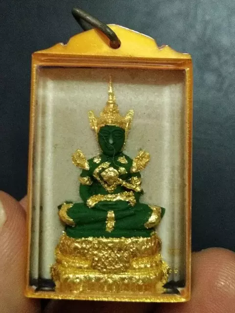 Thai Amulet Emerald Buddha Phra Kaew Morakot LP Thong Yu Wat Mai Nong Pha Ong 2