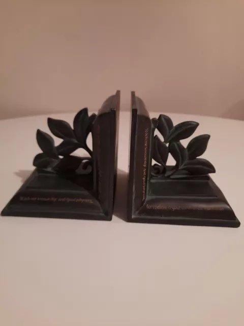 Inspirio The Gift Group Of Zondervan Book Ends. Phalm 119.66. Church, Christian.