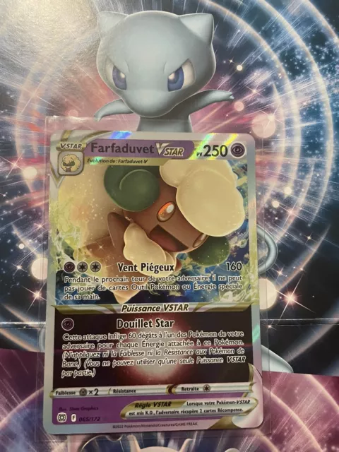Carte Pokémon Farfaduvet Vstar 065/172 EB9 Stars Etincelantes Neuve FR