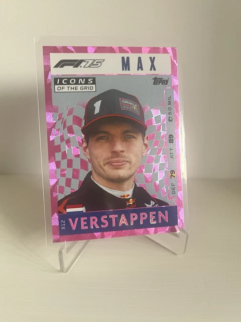 Carte Turbo Attax Max Verstappen 2025 Red Diamond #232/499 - Topps F1 - Near Mint