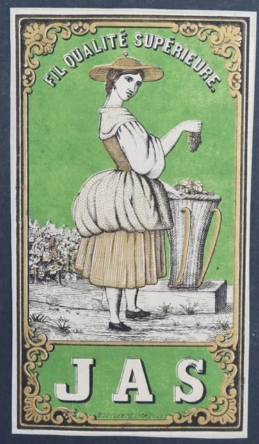 Ancienne étiquette Limonade supérieure pur sucre label