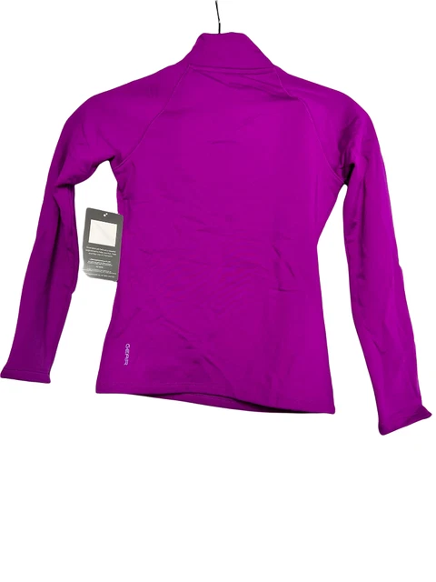Champion Cambio Ragazze' Cold Gear Finto Collo Manica Lunga Top Lampone Urto M 3