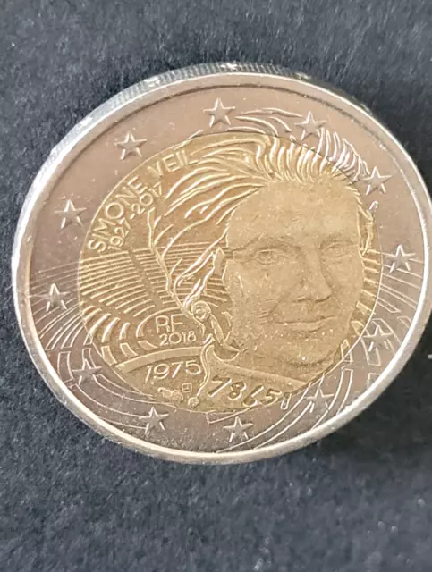 1975 (1927-2017) SIMONE Veil Very Rare 2 Euro Coin VGC. $2,670.00 ...