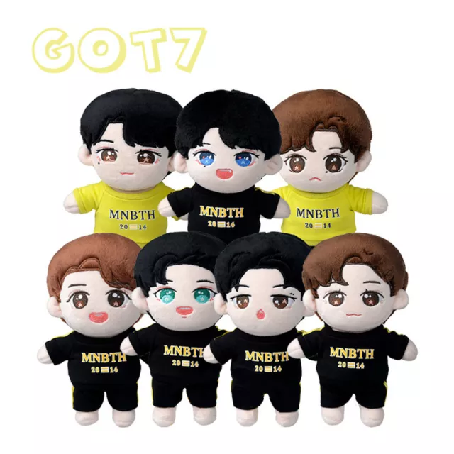 20cm KPOP GOT7 Plush YoungJae BamBam Mark YuGyeom JB JinYoung Jackson Doll Toy