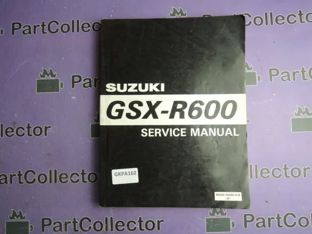 1996 Suzuki Gsx-R600 Service Manual 99500-35060-01E