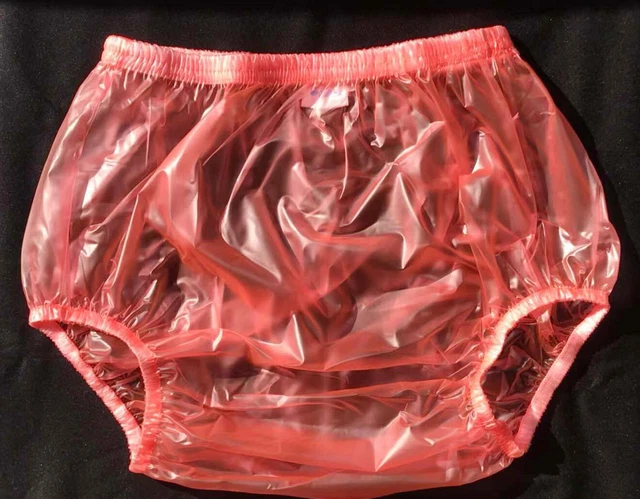 2 PIEZAS PANTALONES DE PLÁSTICO PARA ADULTOS PVC incontinencia #P005-4 M*2