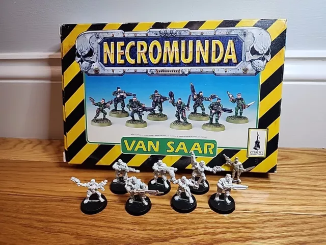 CLASSIC Necromunda Van Saar Gang, Metal - Rare OOP, Games Workshop Warhammer 40K