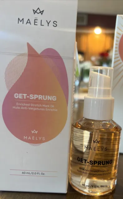 MAELYS Get-Sprung Enriched stretch mark oil 2.oz NEW With Box