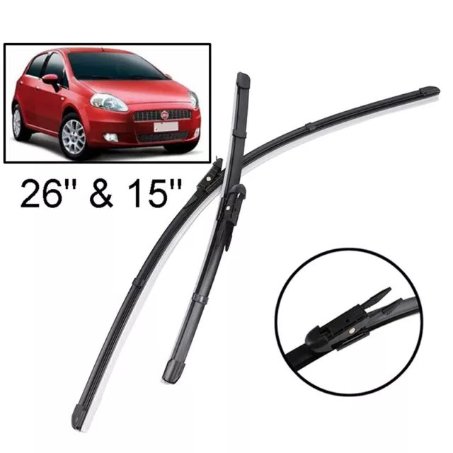 2x Scheibenwischer Vorne Set Für Fiat Grande Punto / Punto Evo Wischerblätter!