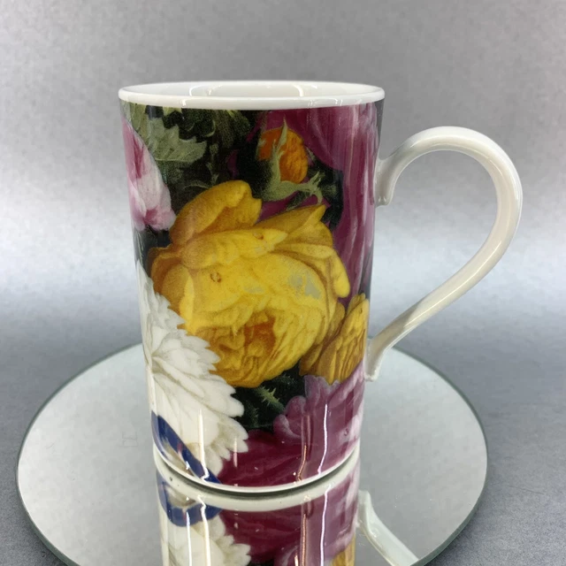 Dunoon Bridgemere Painting Stoneware Scotland Coffee Tea Cup Mug Floral