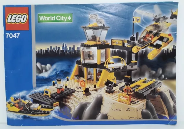Lego Instruction Manual Only For Set 7047 World City Coast Guard Watch HQ