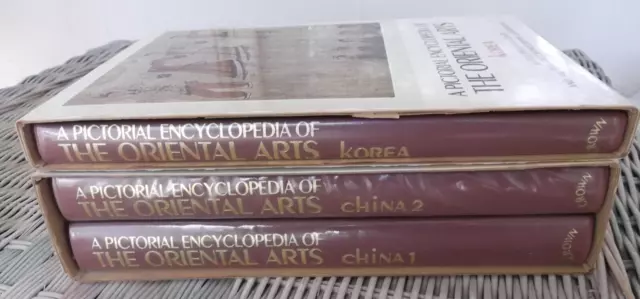 3 Volume Set - "A Pictorial Encylopedia of the Oriental Arts" - China and Korea