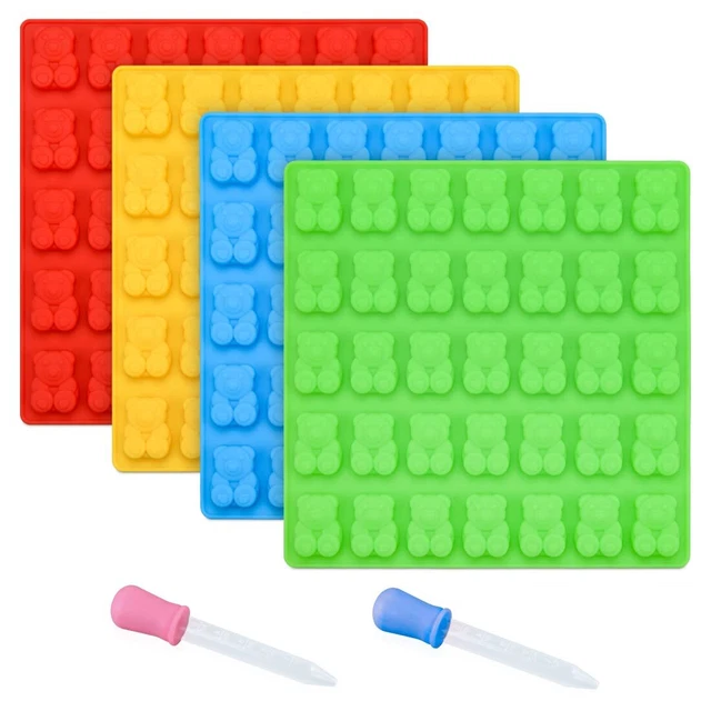 Gummy Bear Molds Candy Molds - Large Gummy Molds 1 Inch Bear Chocola...