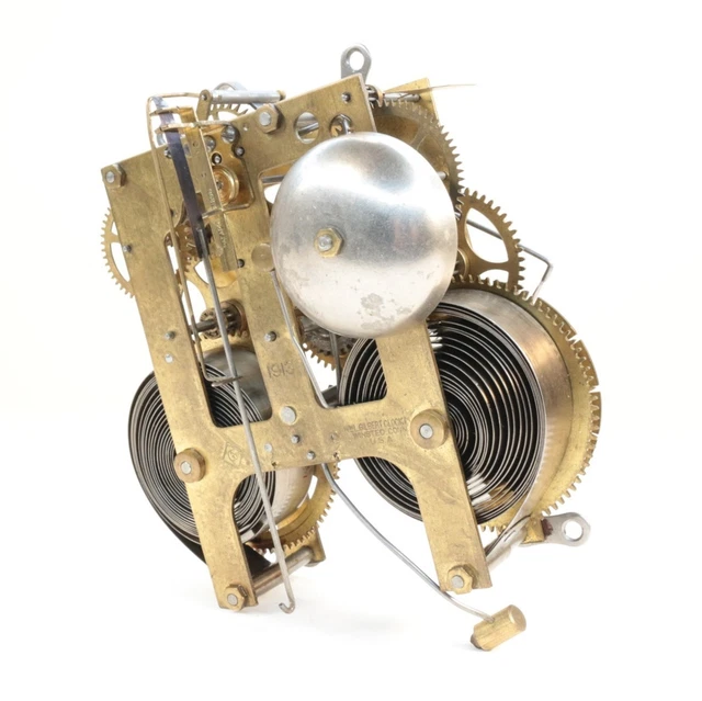 GILBERT CLOCK MOVEMENT 8 Day Clock Time & Strike with Bell - VS715 $39.