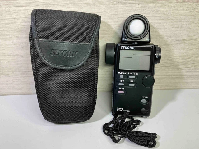 SEKONIC L-508 Zoom Master Digital Light Exposure Meter JAPAN Used Fedex DHL