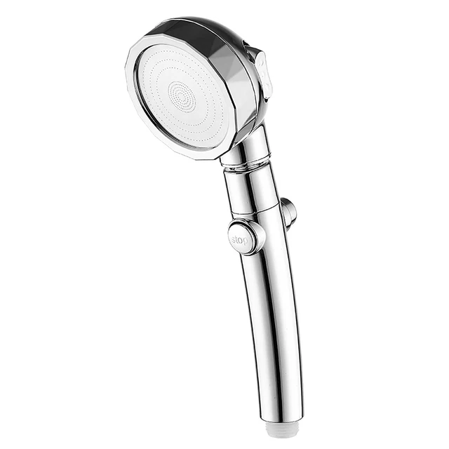 High Pressure Handheld Shower Head 3 Powerful Showerhead Set Bracket For Low