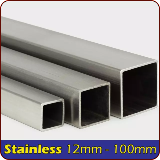 Stainless Steel Box Section  304 316 Marine A4 square tube post pipe galvanised+