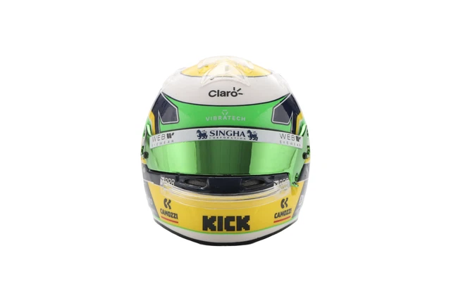 Casque Arai Jet Jean-Louis Schlesser – Utilisé Course – Sauber Mercedes C9 1989 – Signé