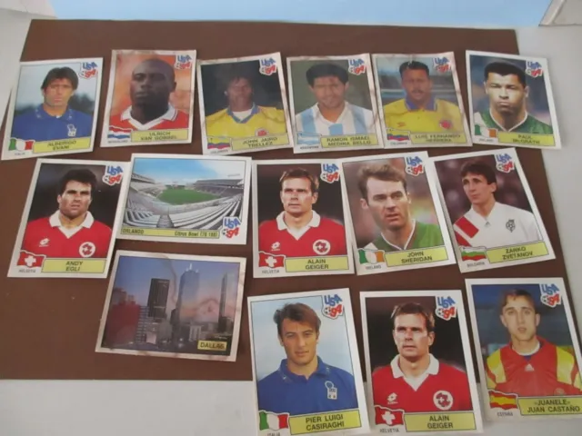 Panini Usa Stickers Us 94 World Cup Stickers Lot Collectible