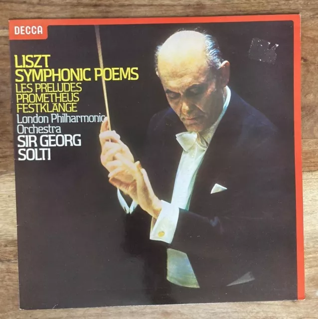 Franz Liszt Symphonic Poems UK LP album record SXL6863 Vinyl NM.