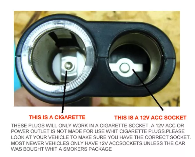 Universal 12V Car Power Plug Socket Output 20mm Cigarette Lighter Ignition 3