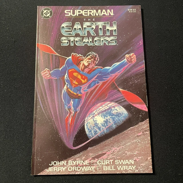 Superman The Earth Stealers DC Comics VG John Byrne Curt Swan Vintage 1988