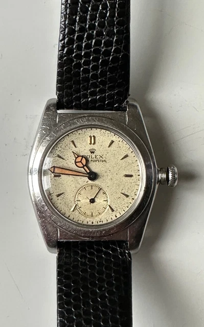 ROLEX vintage Oyster Perpetual Bubbleback, automatique year  40' ref 2940