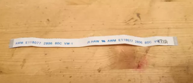 Nappe JI-HAW AWM E118077 2896 80C VW-1 / 12 pins / 115mm x 6.5mm / Non Inversée