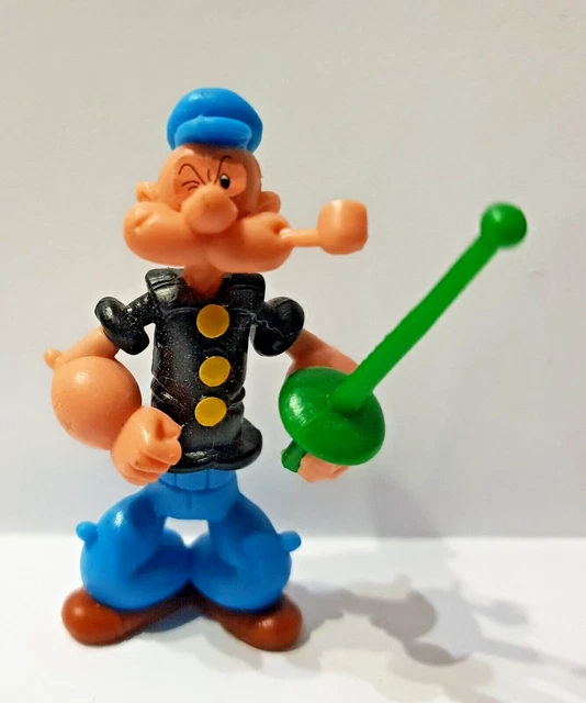 U-Ei Componibili Kinder Steckiguren Popeye - Braccio Di Ferro Con Spada Verde