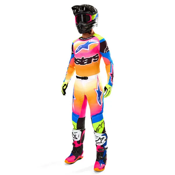 Alpinestars 2024 Supertech Ltd Edition Coast Race Kit White Blue Pink Mx New Le