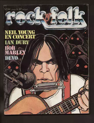 Rock and Folk N°144 NEIL YOUNG  IAN DURY  BOB MARLEY