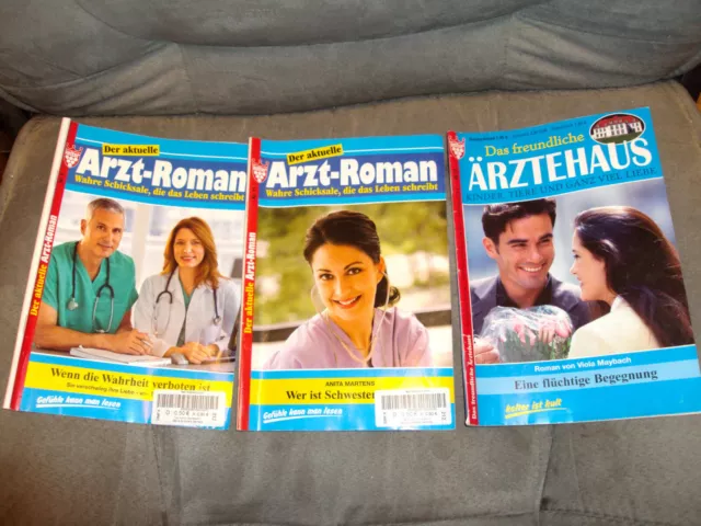 3 Stück Arztromane