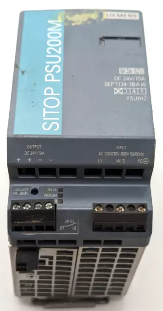 Siemens SITOP PSU200M Stromversorgung 6EP1334-3BA10  E:02