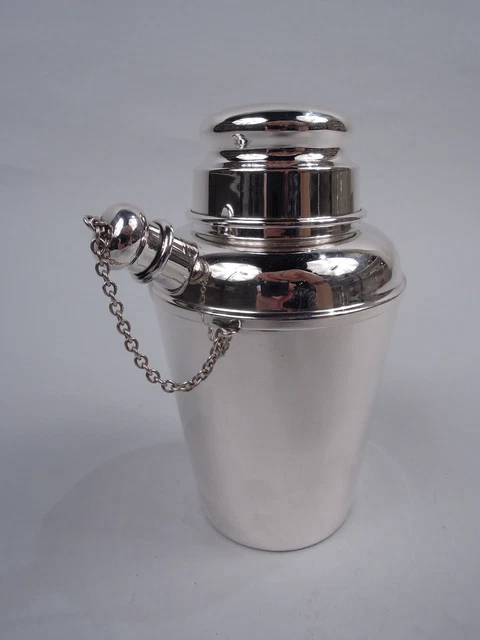 Reed & Barton Shaker X110 Moderno Mini Martini Da Americana Argento Sterling