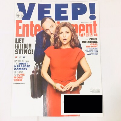 ENTERTAINMENT WEEKLY JULIA Louis Dreyfus March 29, 2019 VEEP Cover 12