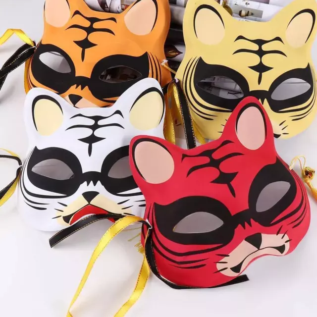 MASCHERA COSPLAY MASCHERA tigre gatto Maschera mascherata Mezza faccia  maschera+ EUR 2,57 - PicClick IT
